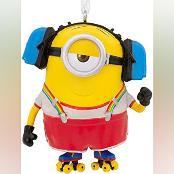 Hallmark Despicable Me Minion Stuart Christmas Tree Ornament NIB - Picture 2 of 4